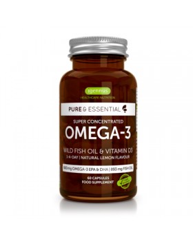 Συμπλήρωμα διατροφής με Λιπαρά Ωμέγα 3 & Βιταμίνη D3 Pure Essentials Omega 3 60 caps iGennus