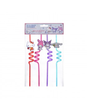 HK & Friends Σετ 4 Καλαμάκια Take Care