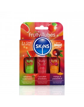 Σωληνάρια Δειγματοληψίας Λιπαντικών Skins 3x12ml Fruity Lubes Skins Sexual Health
