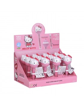 HK Lip Balm & Lip Gloss lollipop 2 σε 1 (Stand 12 τεμάχια) Take Care