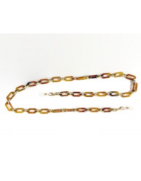 Αλυσίδα Γυαλιών Ταρταρούγα με Χρυσές Λεπτομέρειες Farma Bijoux