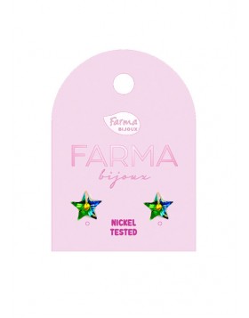 Υποαλλεργικά Σκουλαρίκια for Kids Αστέρι 5mm (BE40C23) Farma Bijoux