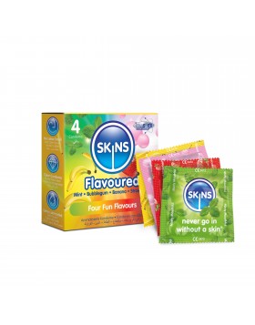 Skins Flavoured Condoms Αρωματισμένα Προφυλακτικά Skins Sexual Health 
