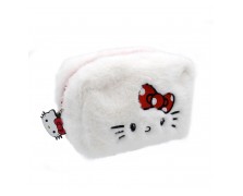 Hello Kitty Γούνινο Νεσεσέρ με Γούρι (12 τεμάχια) Take Care