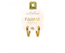 Υποαλλεργικά Σκουλαρίκια Κρίκοι Χρυσοί Σχήμα V 20mm (BECG903) Farma Bijoux
