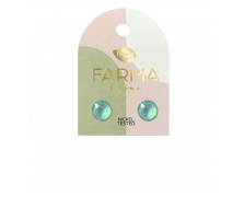 Υποαλλεργικά Σκουλαρίκια Κρύσταλλα Ανοιχτό Γαλάζιο 8,3mm (BE67C115D) Farma Bijoux