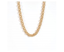 Υποαλλεργικό Κολιέ με Διπλή Χρυσή Αλυσίδα  (BE1GDC) Farma Bijoux