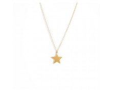 Υποαλλεργικό Κολιέ με Χρυσό Αστέρι (BE1GSTAR) Farma Bijoux