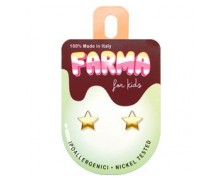 Υποαλλεργικά Σκουλαρίκια for Kids Αστεράκια Χρυσά (BEG987) Farma Bijoux