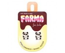 Υποαλλεργικά Σκουλαρίκια for Kids Panda (BEPS970) Farma Bijoux