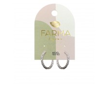 Υποαλλεργικά Σκουλαρίκια Κρίκοι Ασημένιοι 20mm (BEC884) Farma Bijoux