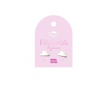 Υποαλλεργικά Σκουλαρίκια for Kids Σύννεφο 8mm (BEL14) Farma Bijoux
