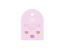 Υποαλλεργικά Σκουλαρίκια for Kids Καρδιά Zircon 5mm (BEG023) Farma Bijoux