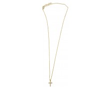 Υποαλλεργικό Κολιέ Necklace with across and crystals 40-45mm (BE1NX01) Farma Bijoux