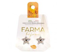 Υποαλλεργικά Σκουλαρίκια Κρύσταλλα Αστέρια 10mm (BE41C01) Farma Bijoux