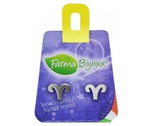 Υποαλλεργικά Σκουλαρίκια Ζώδιο Κριός (BEZ01-1) Farma Bijoux