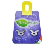 Υποαλλεργικά Σκουλαρίκια Ζώδιο Ταύρος (BEZ02-1) Farma Bijoux